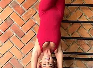 Backstage From Gym Flashing And Before The Scene With Atlanta Moreno And Maximo Garcia