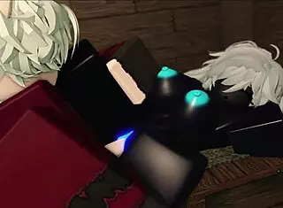 The story unfolded with Ganypoop exploring deepwoken in missionary style.