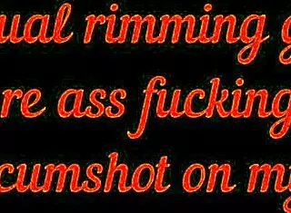 i crave the sensual rimming turning into rough anal pounding with massive facial cumshot