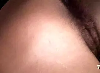 one slut with hairy cunt and big clit got drilled in double penetration by two guys' dicks