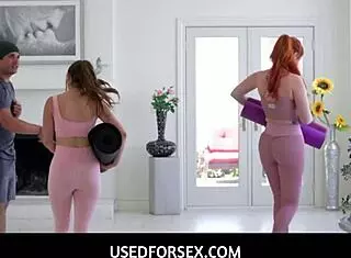 usedforsex - naughty namaslay and freeway by yoga teacher - penelope kay lauren phillips, oh man