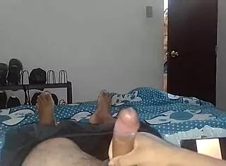 Friend Of Mom Spies While I Masturbate