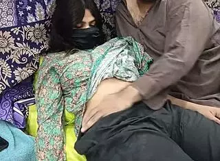 Desi virgin stepdaughter explores her tight pussy with real stepfathers thick cock for the first time