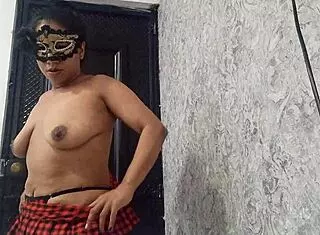 Exotic Dancer Warming Up With Her Open Pussy