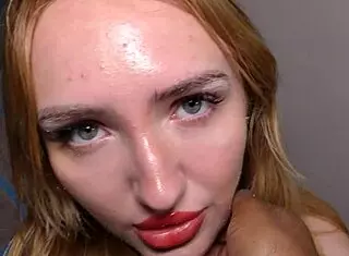 kitty marie handles massive bbc in interracial handjob