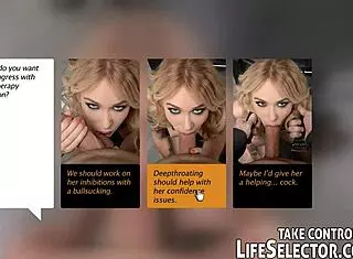 life selector shows the teen anal assfucking