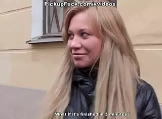 blonde amateur sucks cock on the porch outdoors