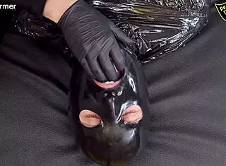 Everything pressed down throat using pump part 4