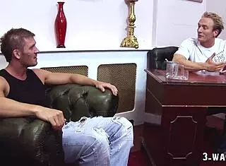 Oh wow, intense group sex explodes with anal and double penetration for these two busty blonde babes!