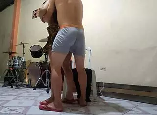 stepmom with braids looks super hot seducing her stepson to ride his cock finally