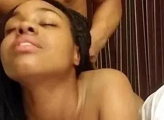 Ebony Gets Fucked Rough And Nasty In Hotel Room With Passionate Cumshot