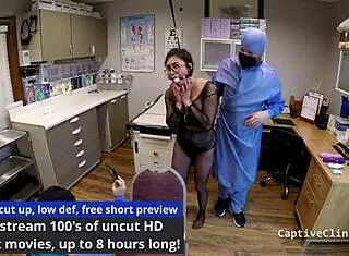 i'm jasmine rose the nurse giving a pov footjob and face fucking in fishnets with choking