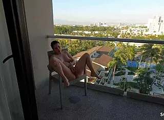 nymphomaniac curvy girl with extrem long nipples masturbates and fucks old guys all day