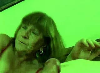 granny red riding hood devours that fat cock with wolfish hunger in cougar blowjob session