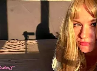 Uninhibited Minx Passionately Sucks and Jerks Off Teacher's Big Dick Until Cum in Mouth