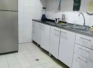 hey plumber fix my pipes but end up checking my big ass with doggystyle action