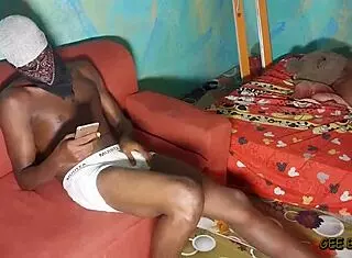 Ebony queen amateur fucked with big black cock in rough doggystyle