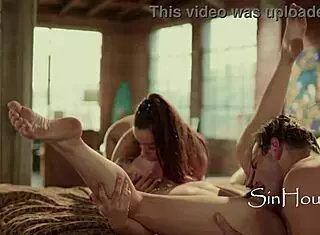 wild y2k teens blonde and latina ride in crazy cowgirl threesome!