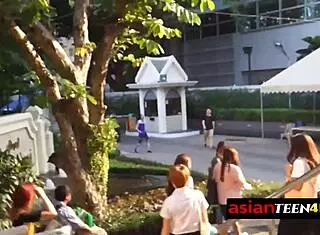 Hey, this horny sex tourist is hunting for a petite Asian teen to bang outdoors for free!