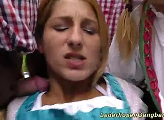 Overwhelmed By Intense Emotions In German Outdoor Gangbang Orgy With Curvy BBW Swingers