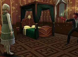 witch trades with devil for eternal beauty in 3d interracial creampie arrangement