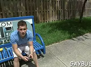 monster wang gay porn shows bareback sex with sloppy blowjob