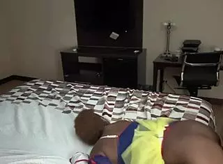 Young couple feels overwhelming passion in hotel hard fuck with big cock rough doggystyle creampie and intense moaning in part one on streamate slipperycherry18