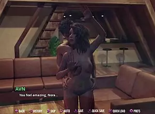 College Kings 2 Ape Route Busty Brunette Begs For Creampie In Cabin!