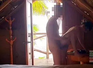 Young 18+ Mexican Slut Fucked Publicly On Beach