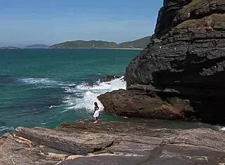 Jade Sin takes white and black cocks for double penetration threesome with deepthroat and facial.