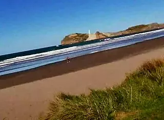 Kiwi Trashy Milf Forced To Walk In See Through Clothes At Beach Before Public Creampie Fuck