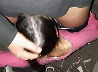 On First Day Of Dating I Fuck Her Mouth Hotly In Abandoned House With Wet Pussy Licking