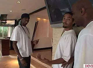 Petite 18+ Teen 18+ Double Penetrated By 3 Big Black Cocks In Gangbang