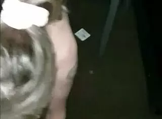 European milf slave in bdsm orgy gets blowjob facial handjob from group in gloryhole sauna bound doggystyle humiliation!