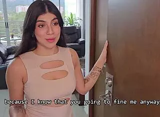 Cuckold wife Jessica Osorio rides big cock Danner Mendez in missionary and cowgirl with homemade action.