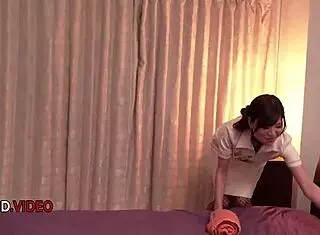 Seductive Japanese milf Nana Nakamura kicks off her Jav scene with a hot blowjob tease!