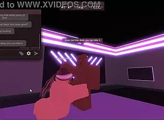 Quick Roblox Encounter With White Slut And Monster Cock