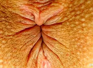 pulsating orgasm with anal contractions in close up asshole view