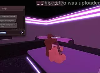 Quick Roblox Encounter With White Slut And Monster Cock
