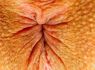 pulsating orgasm with anal contractions in close up asshole view