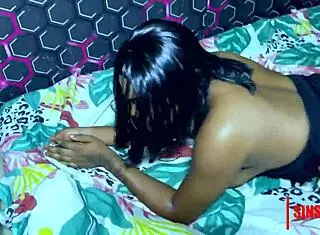 hardcore doggy style fuck with big black cock pounding shaved wet pussy