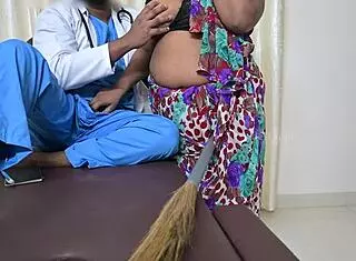 I feel so thrilled that the Indian doctor received a handjob from his devoted maid