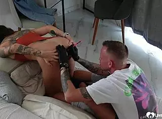 I'm the cutie who paid for my tattoo by riding that hard cock in cowgirl and doggystyle positions.