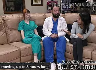 omg ditria rose takes that creampie from the doctor in pov with gloves and spreading action 😏