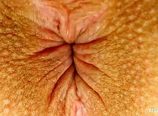 pulsating orgasm with anal contractions in close up asshole view