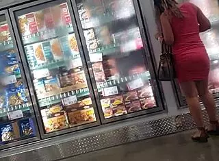 hey check out this candid ass in a sundress, those big tits bouncing as she walks by