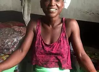 crazy bitch in sexy clothes smoking inside lane lords room