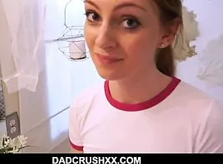 ginger teen 18+ maya kendrick in pov tooth-brushing moment