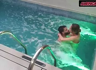 Dialogic She wanted to fight at the motel but after a good fuck in the pool she calmed down.