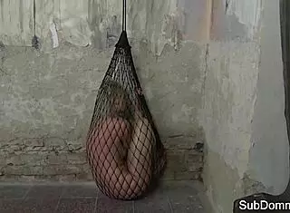 Dominated Euro Trapped in Web by Maledom! Bound and Humiliated in Rough BDSM Session!